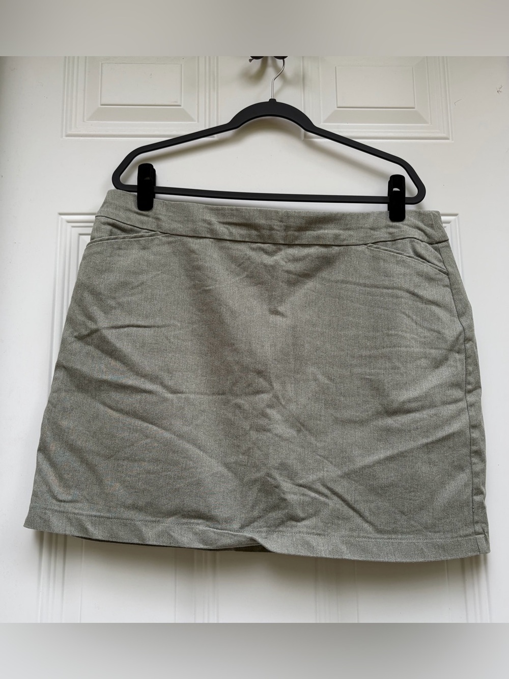croft & barrow Olive Mini Skirt